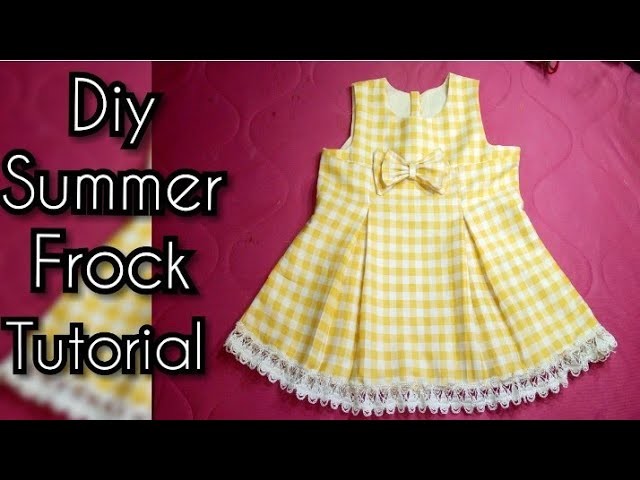 Kids Cotton Frocks Designs Simple & Easy to Stitch 2018 Tutorial