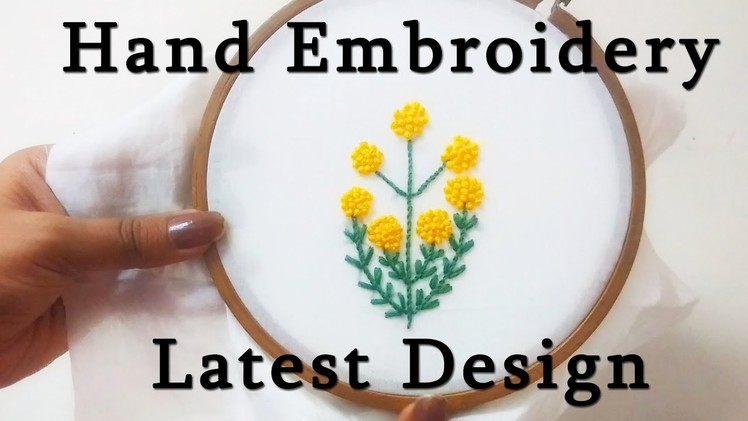 Latest Hand  Embroidery Design | Hand Stitches :: French Knot , Stem Stitch