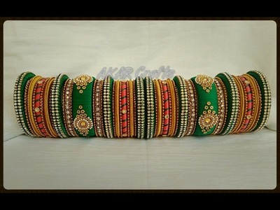 Latest handmade thread bangles_Bridal silk thread bangles