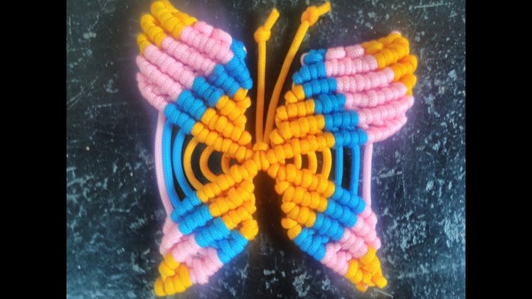 Macrame Butterfly Wall Hanging Step by Step Clear Tutorial