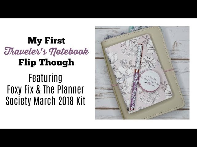 My First Traveler's Notebook Setup | Foxy Fix No 5 & The Planner Society | The Sensible Mama