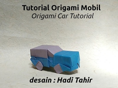 Origami Car (with Color Change) Tutorial (Hadi Tahir)