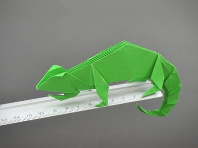 Origami: Chameleon - Instructions in English (BR)