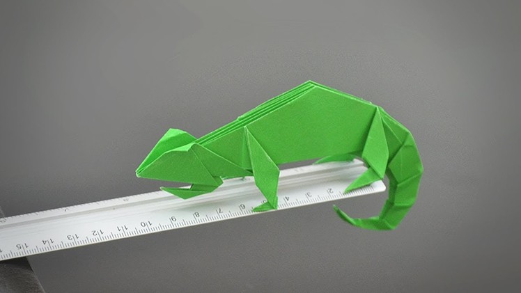 Origami: Chameleon - Instructions in English (BR)