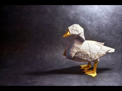 Origami duck by Katsuta Kyohei