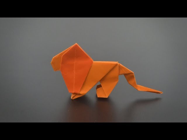 Origami: Lion - Instructions in English (BR) - REMAKE