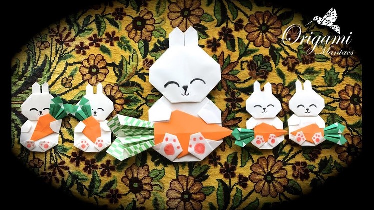 Origami Maniacs 310: Cute Origami Bunny