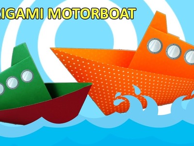 Origami Motorboat ???? Ship ⛵ Easy Instructions ????