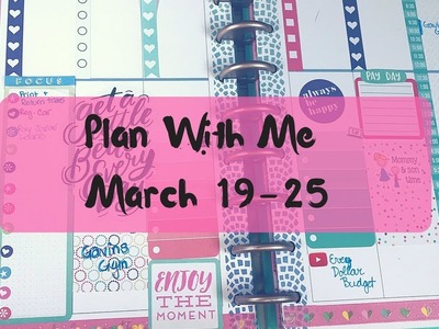 Plan With Me | Productivity | MAMBI | Classic Happy Planner | March 19-25