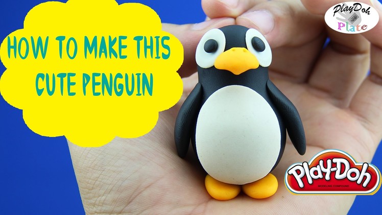 Play Doh Penguin - How to Make A Cute Penguin With Play Doh Episode 19