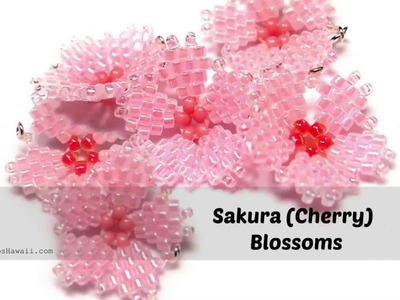 Sakura (Cherry) Blossom Brick Stitch Tutorial