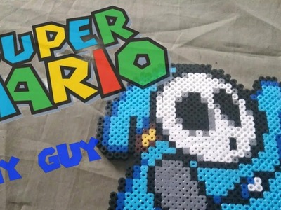 Shy Guy Pixel Art Project (Super Mario World Perler.Artkal beads)