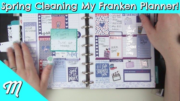 Spring Cleaning My Classic Franken Planner! | Happy Planner Setup