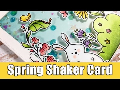 Spring shaker card | Waffle Flower