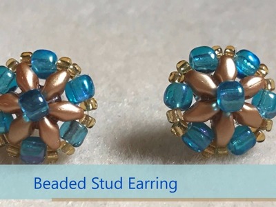 Stunning Superduo Stud | DIY | Simple and Easy |