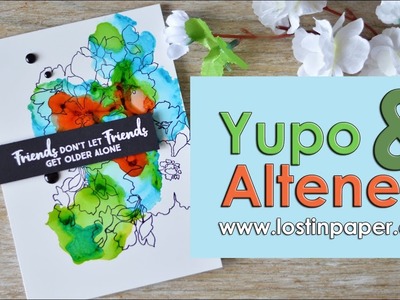Yupo and Altenew Flowers - Scrapbook Boutique!