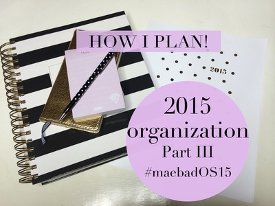 2015 Planner Organization III | Filofax Original Setup, SugarPaper Calendar & Bullet Journal?!