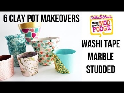 6 Easy Clay Pot Makeovers