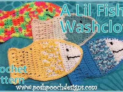 A Lil Fishy Washcloth Crochet Pattern