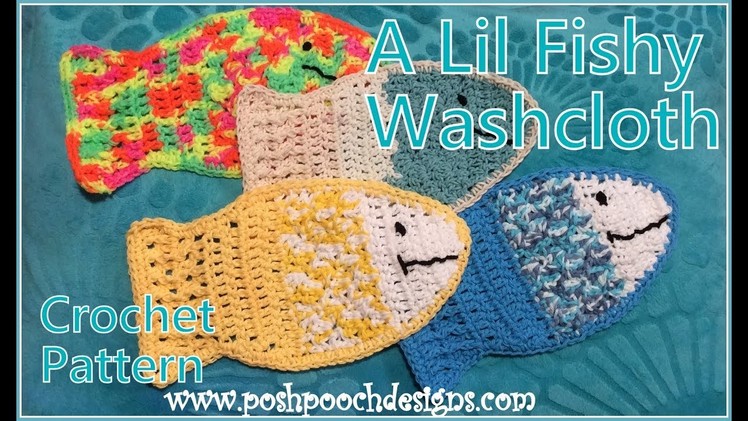 A Lil Fishy Washcloth Crochet Pattern