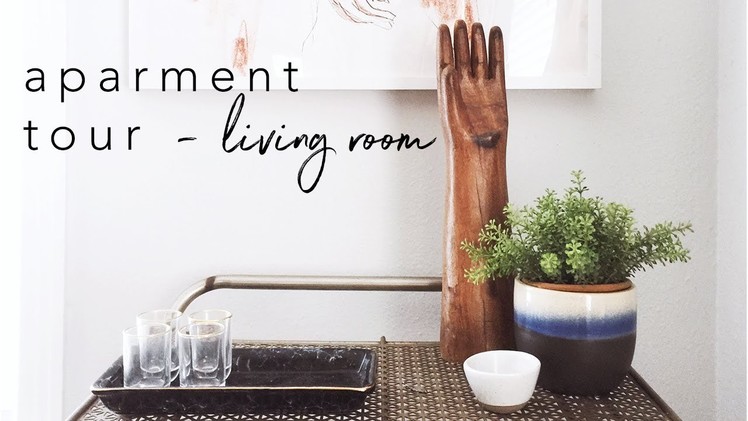 Apartment Tour Living Room and Boho Home Decor | Alyssa Cates