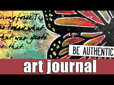 Art journal | acrylic markers & oxide inks