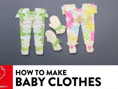 Baby Clothes - DIY Napkin Folding