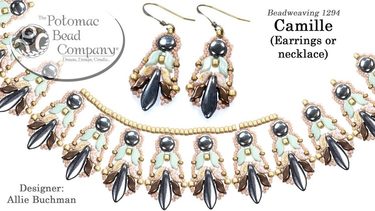 Camille Earrings (with StormDuo Beads)