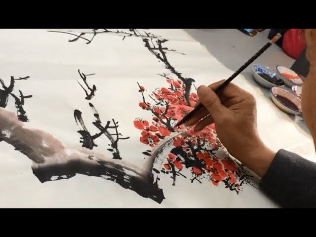 Class painting Chinese painting - first lesson