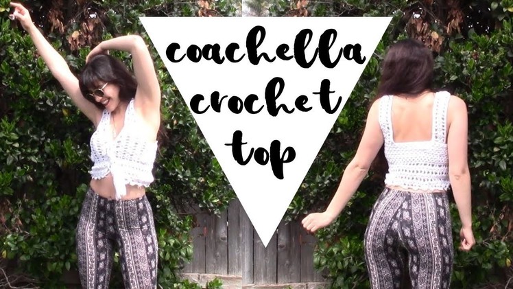Coachella Crochet Top Tutorial. Free Pattern