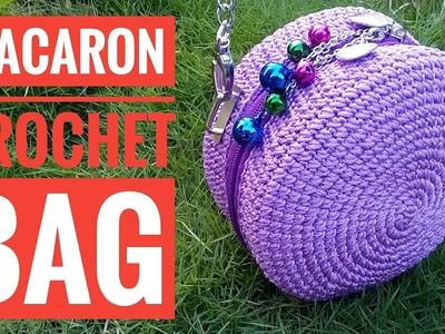 Crochet || how to make macaron crochet bag