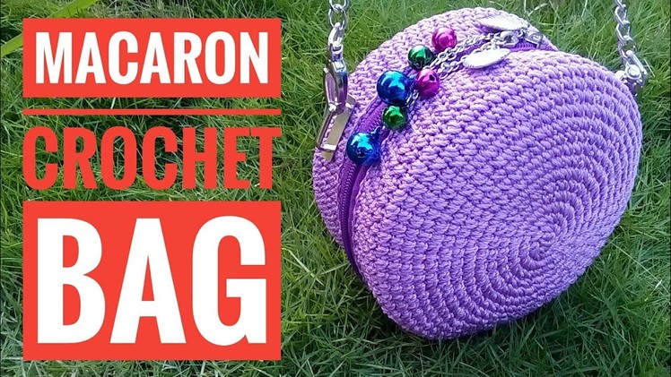 Crochet || how to make macaron crochet bag