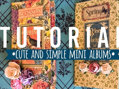 Cute Mini Albums • Made from one sheet of 12x12 paper!