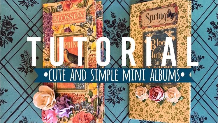 Cute Mini Albums • Made from one sheet of 12x12 paper!