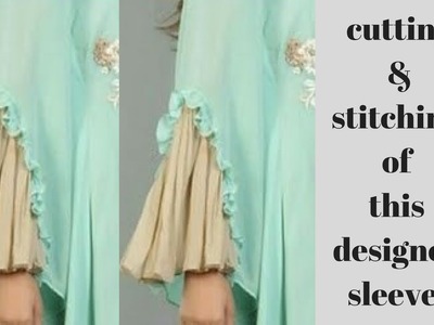 Designer sleeves cutting & stitching in easy & simple style