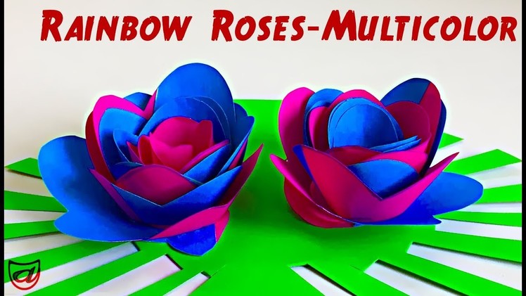 DIY Rainbow roses | How to make Multicolor flowers easy