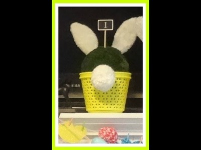Dollar Tree Bunny In A Basket (Project Share)