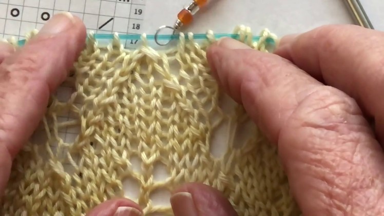 Double Decreases and Moving Markers in Lace