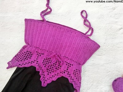 Easy Crochet for Summer: Crochet Crop Top #07 Part 1