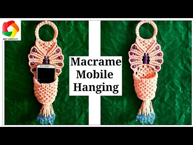 Easy Macrame Mobile Wall Hanging tutorial