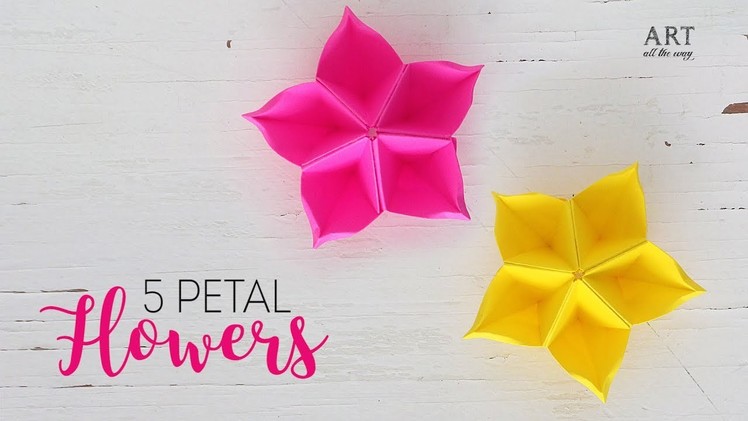 Easy Paper Flowers | Petal Flower | DIY Flower