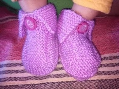 Easy single color baby boots|hindi