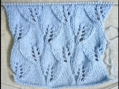 Easy Single Color Knitting Pattern No.124|Hindi