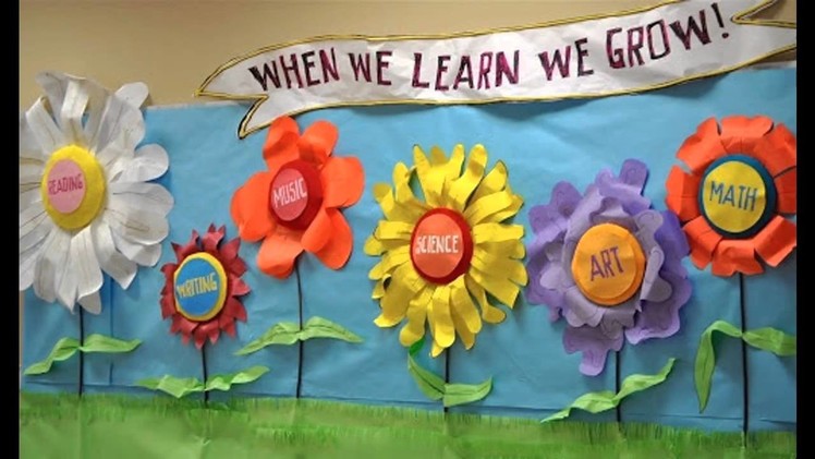 Easy Spring classroom decorations