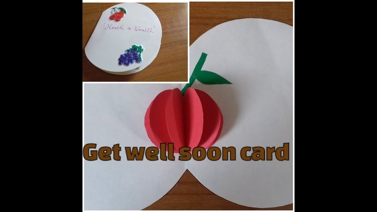 Get well soon card making (for kids)