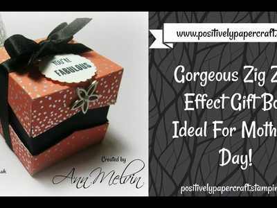 Gorgeous Zig Zag Effect Gift Box-Ideal For Mothers Day
