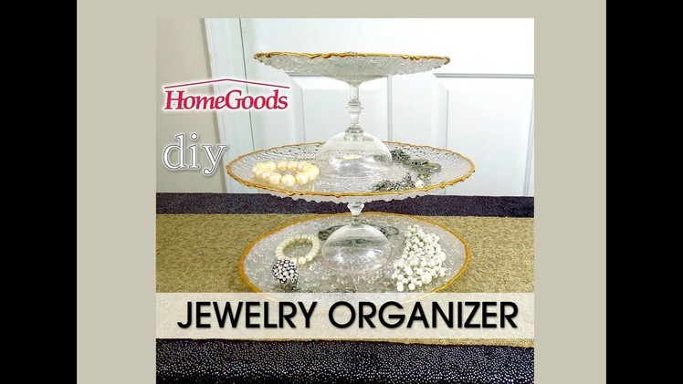 Home Goods DIY Jewelry Organizer Dislay  or Event Serving Tray -  Easy - $12