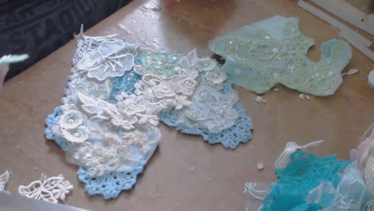How To Create Shabby Chic Embellishments With Snippets PT 2 Tutorial