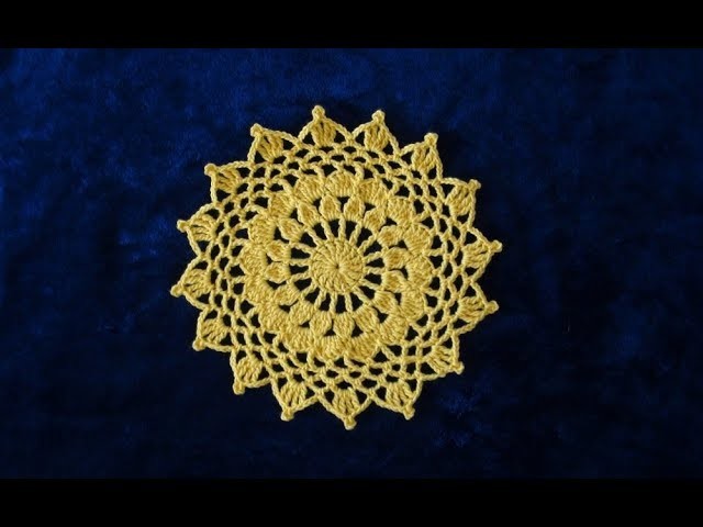 How to Crochet a Doily Pattern #709│by ThePatternFamily