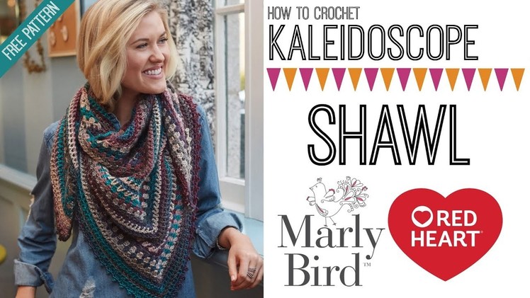 How to Crochet Kaleidoscope Shawl (Right Handed)